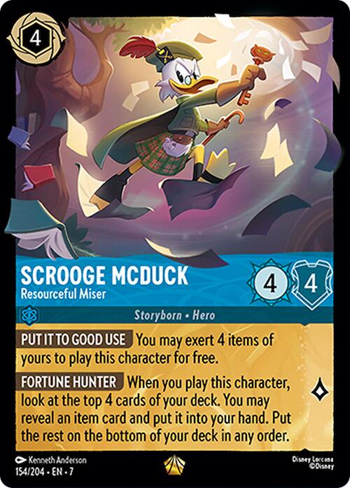 Scrooge McDuck - Resourceful Miser (154/204) [Archazia's Island] | Tabernacle Games