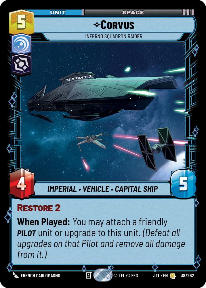 Corvus - Inferno Squadron Raider (038/262) (038/257) [Jump to Lightspeed] | Tabernacle Games