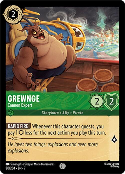 Grewnge - Cannon Expert (86/204) [Archazia's Island] | Tabernacle Games