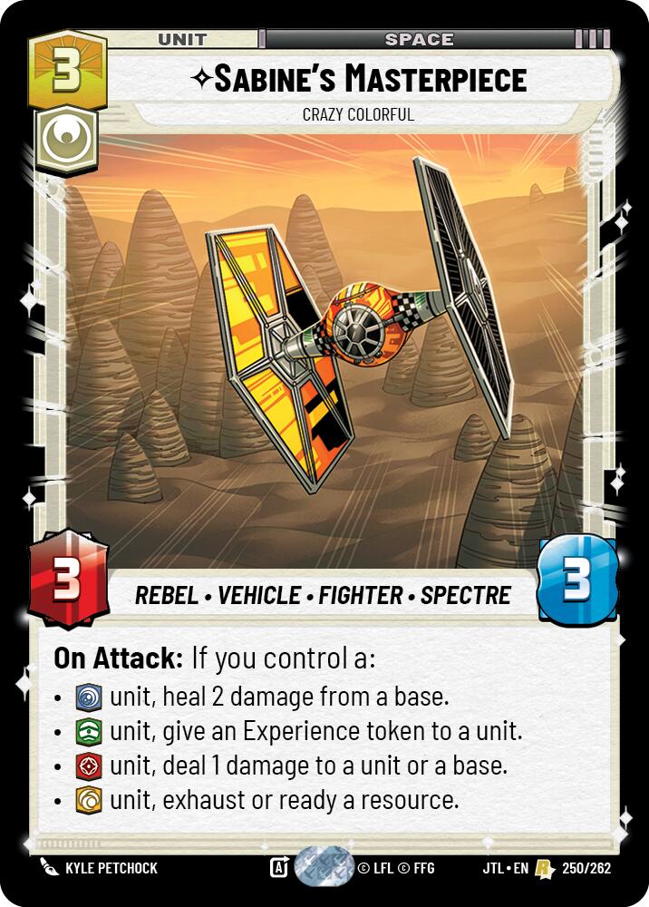 Sabine's Masterpiece - Crazy Colorful (250/262) (250/257) [Jump to Lightspeed] | Tabernacle Games
