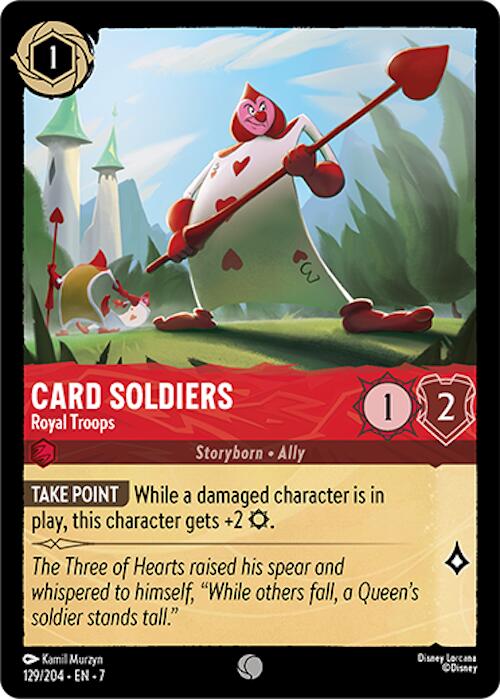 Card Soldiers - Royal Troops (129/204) [Archazia's Island] | Tabernacle Games