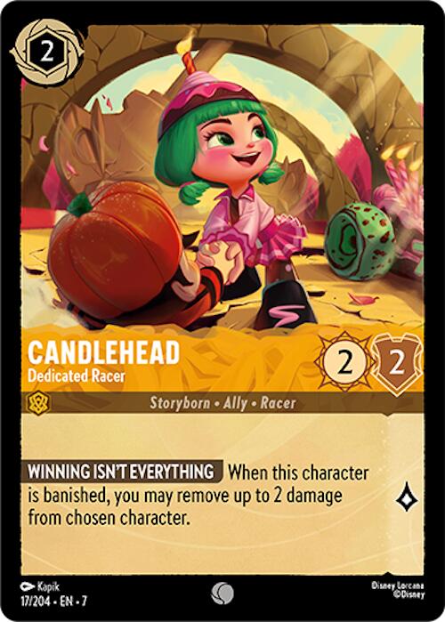 Candlehead - Dedicated Racer (17/204) [Archazia's Island] | Tabernacle Games