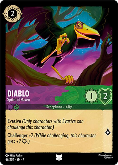 Diablo - Spiteful Raven (66/204) [Archazia's Island] | Tabernacle Games