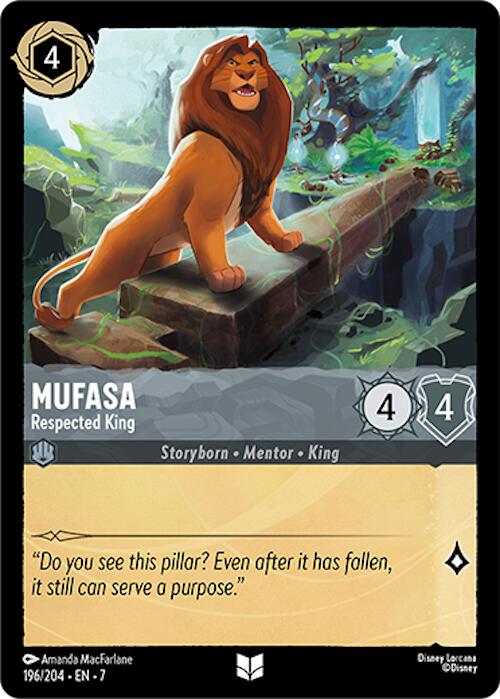 Mufasa - Respected King (196/204) [Archazia's Island] | Tabernacle Games