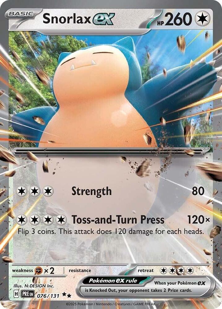 Snorlax ex (076/131) [Scarlet & Violet: Prismatic Evolutions] | Tabernacle Games