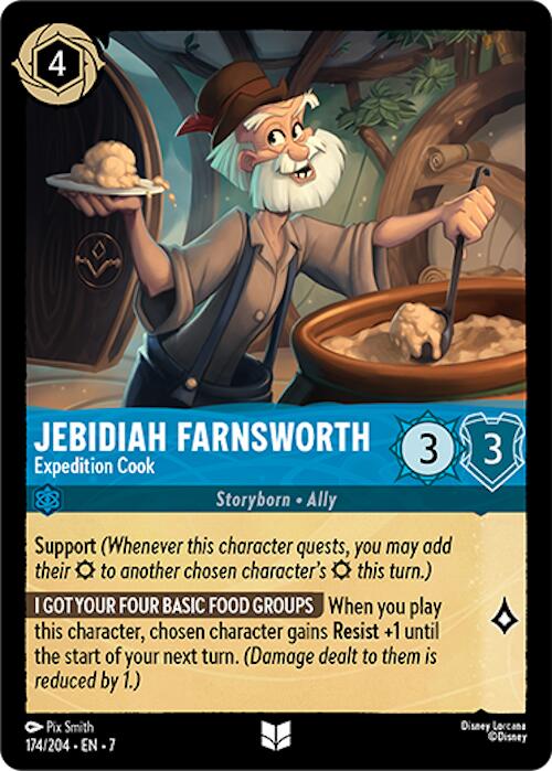 Jebidiah Farnsworth - Expedition Cook (174/204) [Archazia's Island] | Tabernacle Games