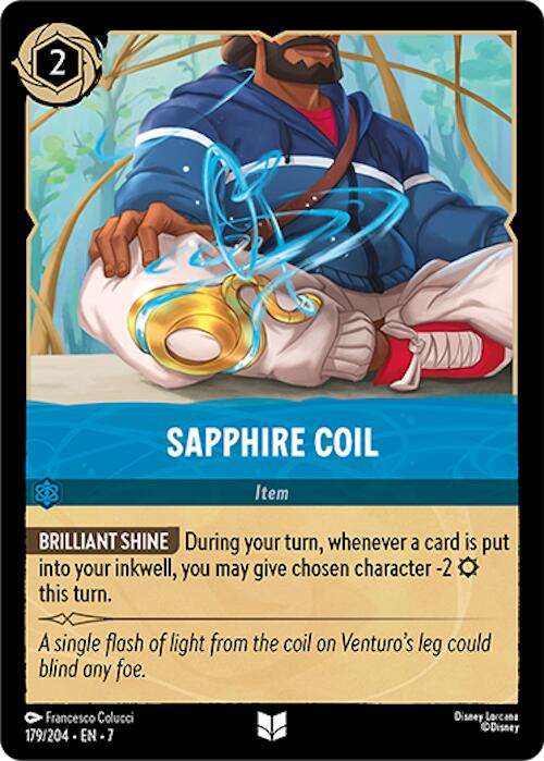 Sapphire Coil (179/204) [Archazia's Island] | Tabernacle Games