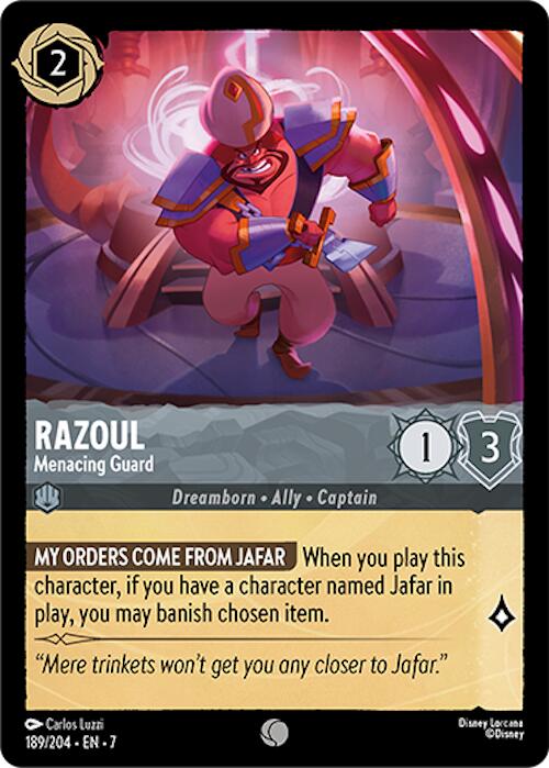 Razoul - Menacing Guard (189/204) [Archazia's Island] | Tabernacle Games