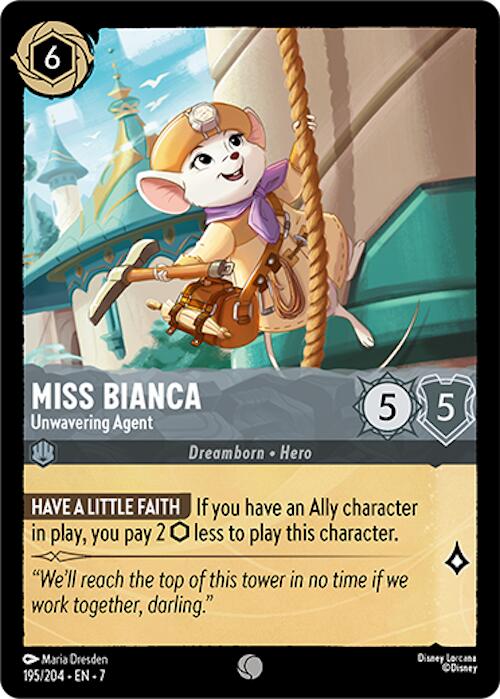 Miss Bianca - Unwavering Agent (195/204) [Archazia's Island] | Tabernacle Games