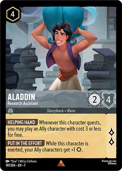 Aladdin - Research Assistant (197/204) [Archazia's Island] | Tabernacle Games