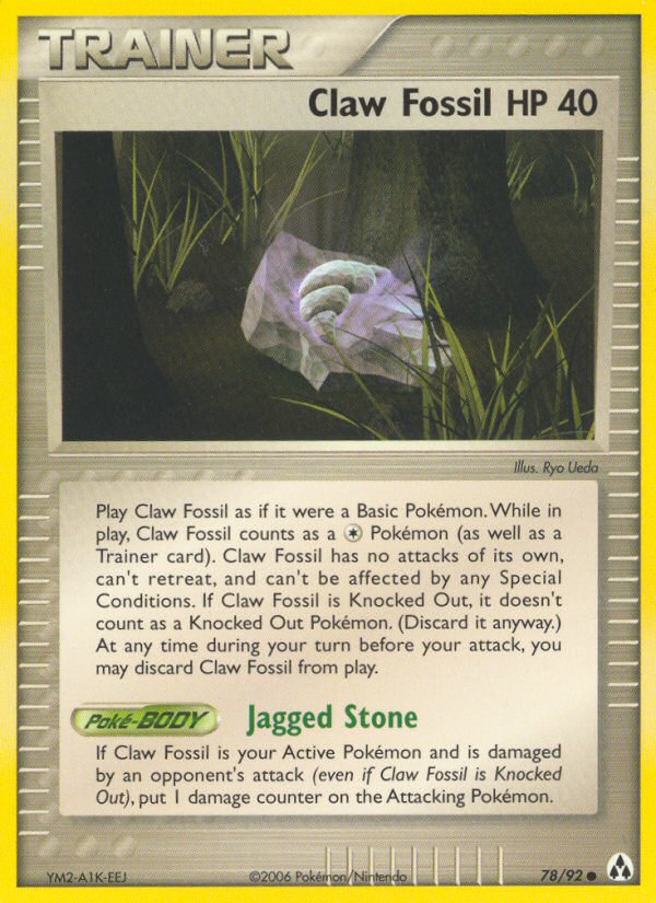 Claw Fossil (78/92) [EX: Legend Maker] | Tabernacle Games