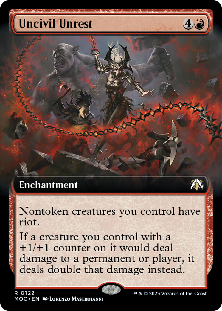 Uncivil Unrest (Extended Art) [March of the Machine Commander] | Tabernacle Games