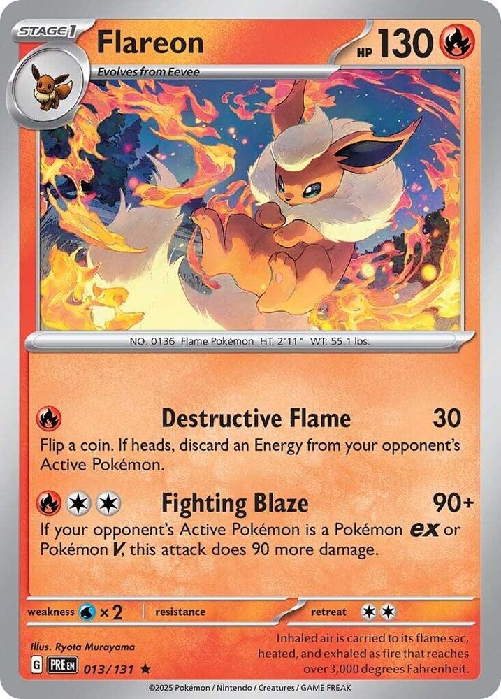 Flareon (013/131) [Scarlet & Violet: Prismatic Evolutions] | Tabernacle Games