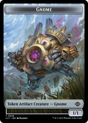 Gnome // Dinosaur (0010) Double-Sided Token [The Lost Caverns of Ixalan Tokens] | Tabernacle Games