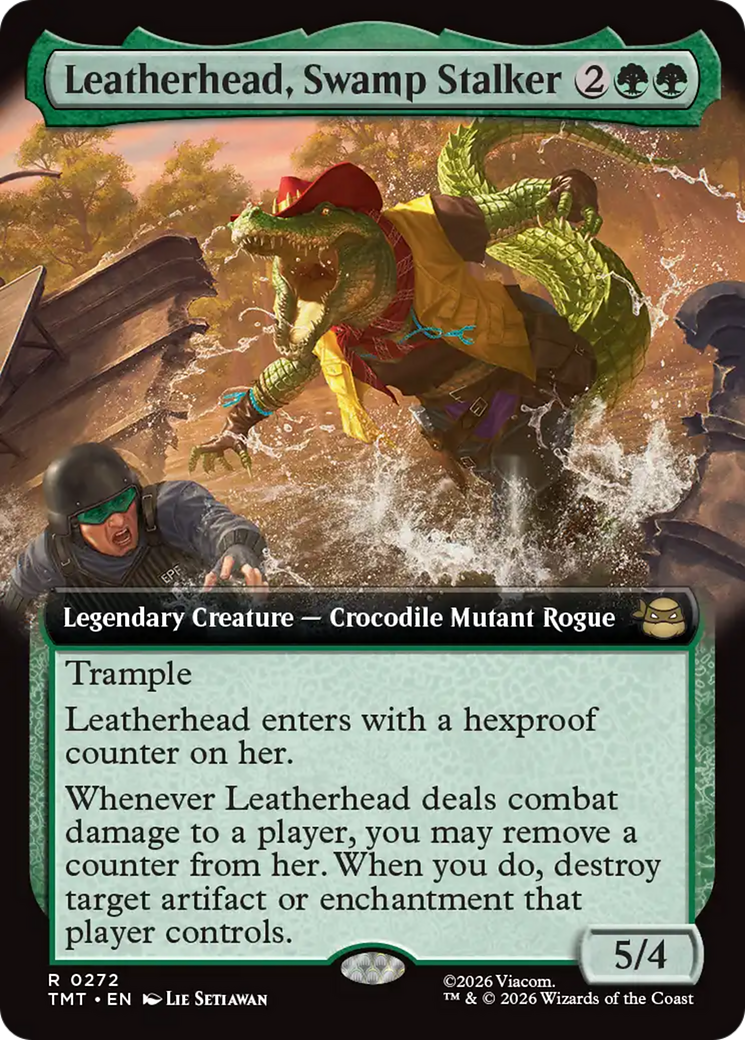 Leatherhead, Swamp Stalker (Extended Art) [Teenage Mutant Ninja Turtles] | Tabernacle Games