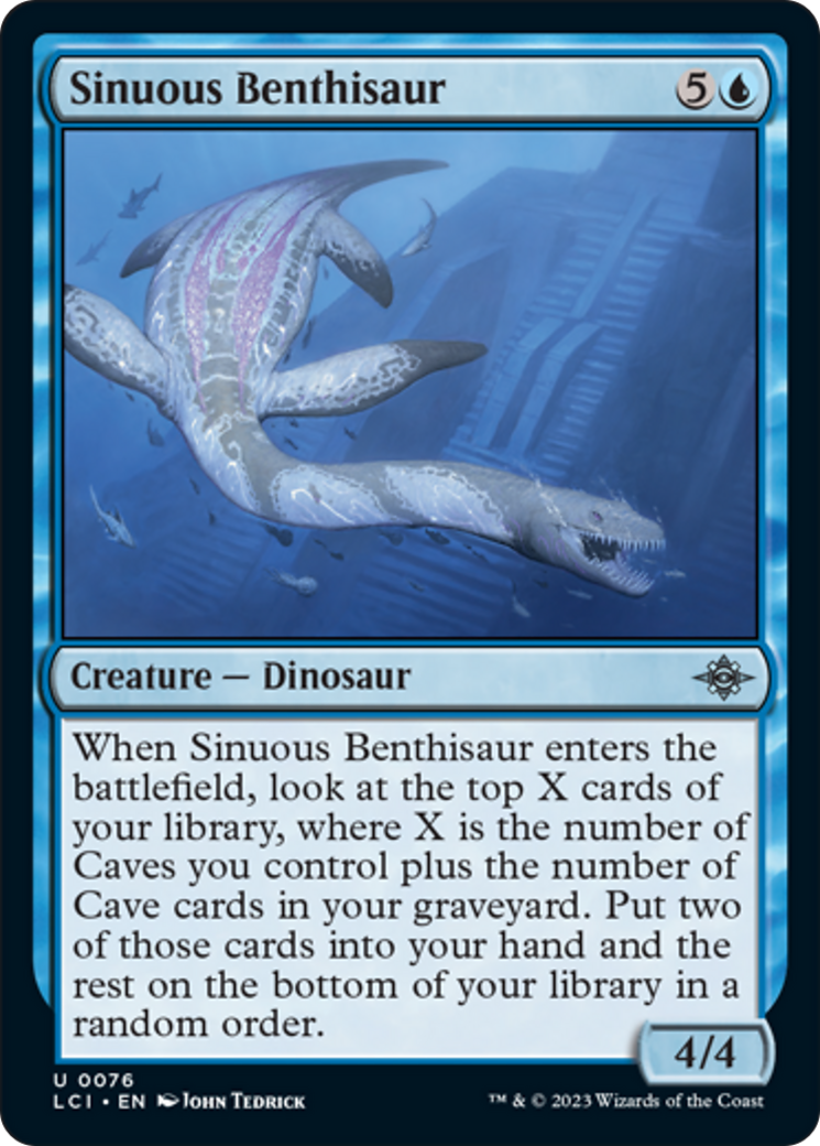 Sinuous Benthisaur [The Lost Caverns of Ixalan] | Tabernacle Games
