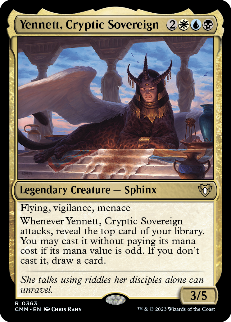 Yennett, Cryptic Sovereign [Commander Masters] | Tabernacle Games