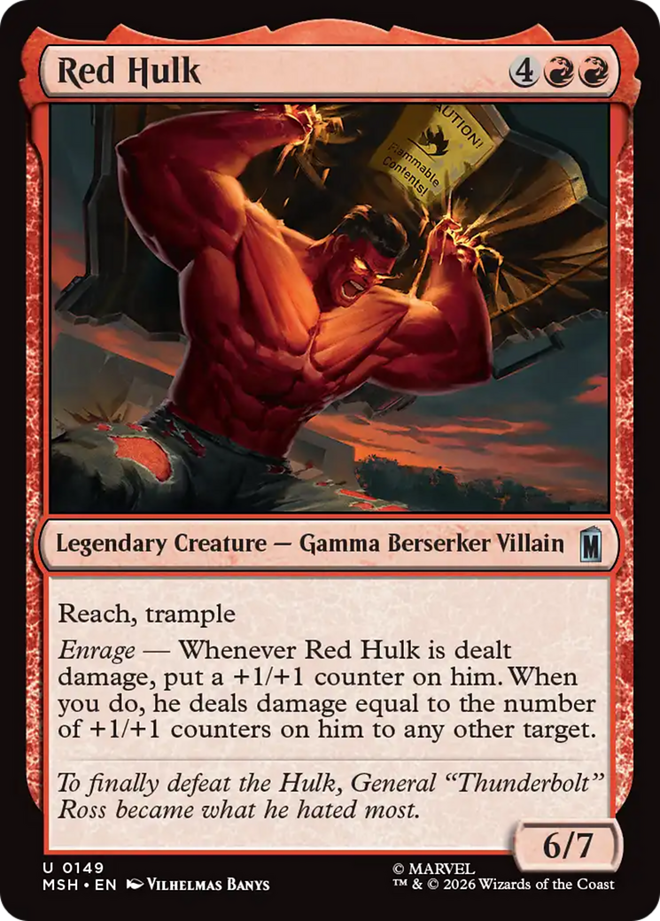 Red Hulk [Marvel Super Heroes] | Tabernacle Games