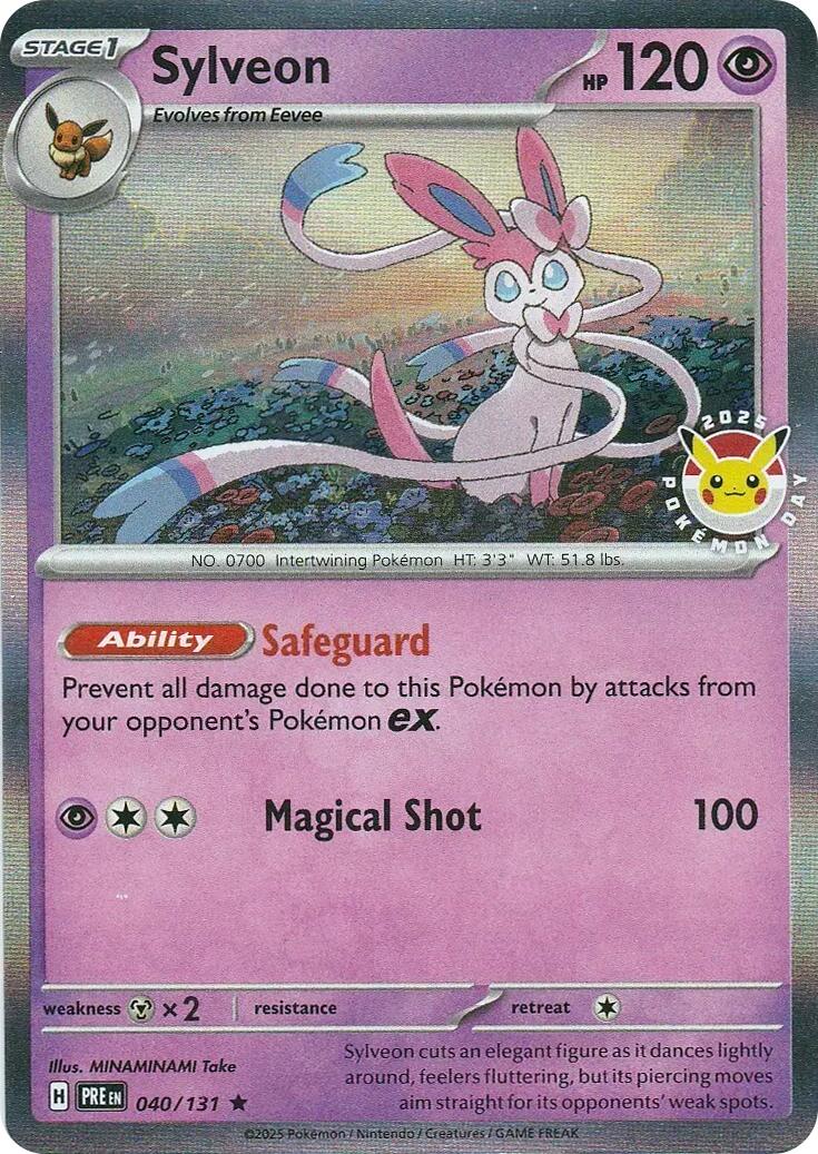 Sylveon (040/131) (Pokemon Day) [Scarlet & Violet: Prismatic Evolutions] | Tabernacle Games