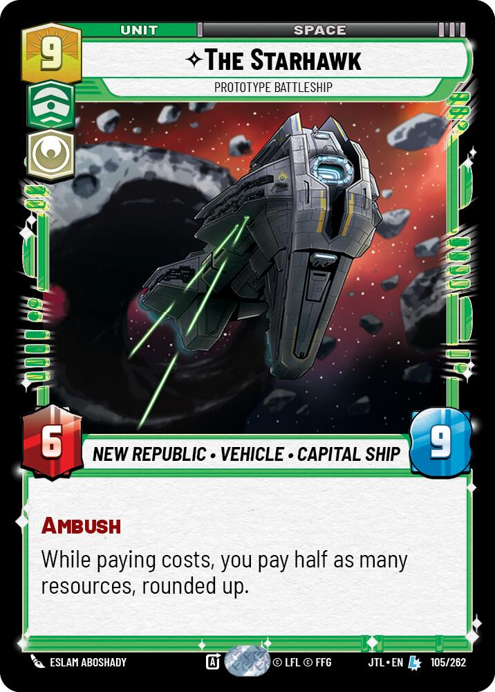 The Starhawk - Prototype Battleship (105/262) (105/262) [Jump to Lightspeed] | Tabernacle Games
