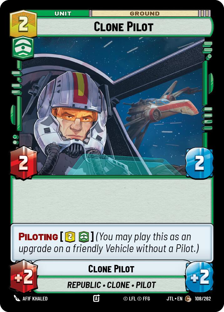 Clone Pilot (108/262) (108/262) [Jump to Lightspeed] | Tabernacle Games
