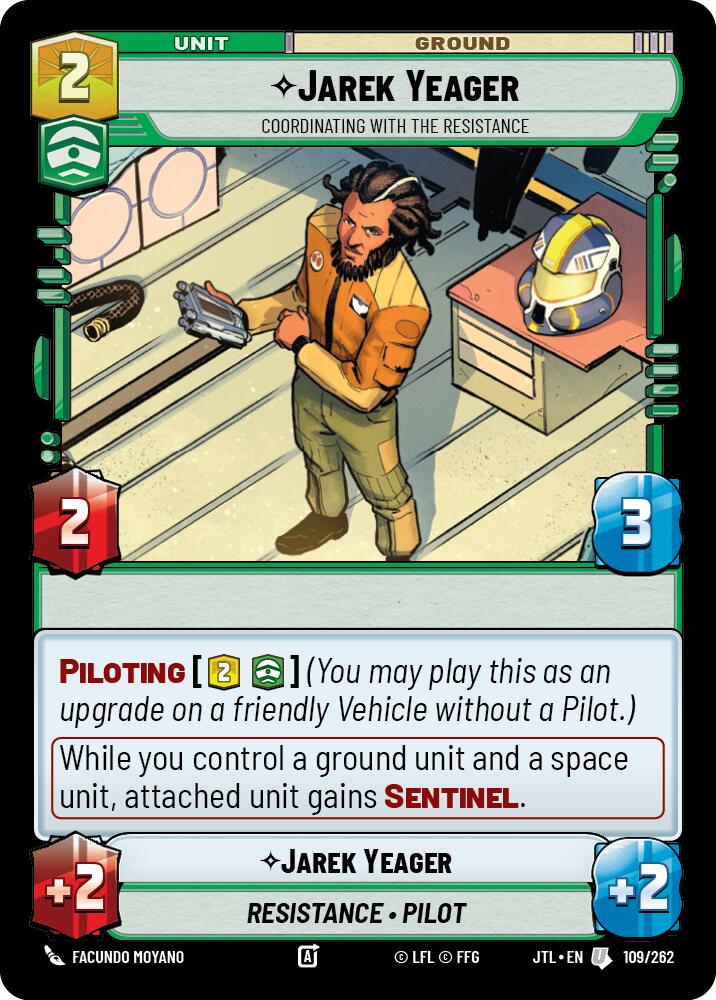 Jarek Yeager - Coordinating With The Resistance (109/262) (109/262) [Jump to Lightspeed] | Tabernacle Games