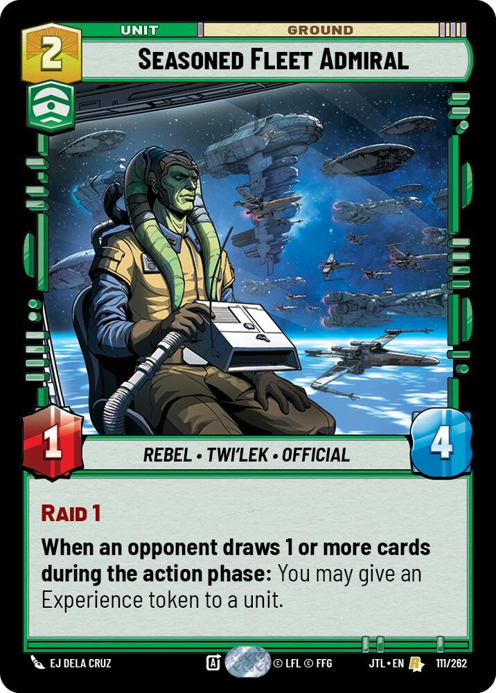 Seasoned Fleet Admiral (111/262) (111/262) [Jump to Lightspeed] | Tabernacle Games