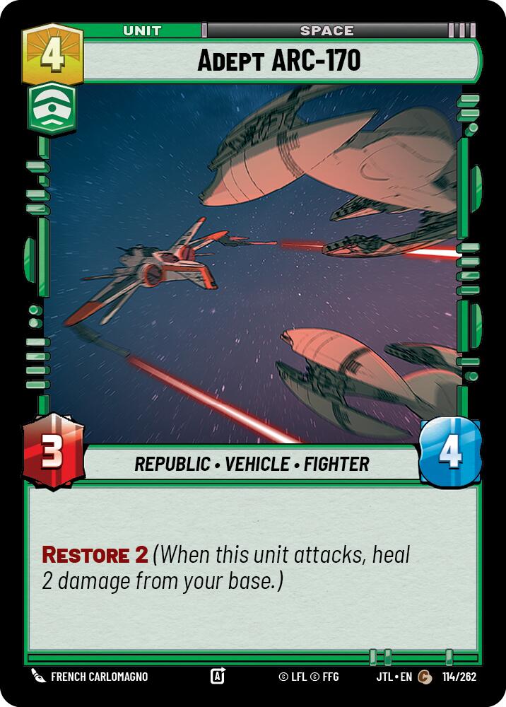 Adept ARC-170 (114/262) (114/262) [Jump to Lightspeed] | Tabernacle Games