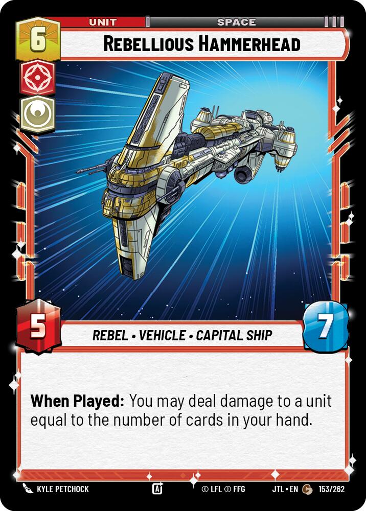 Rebellious Hammerhead (153/262) (153/262) [Jump to Lightspeed] | Tabernacle Games