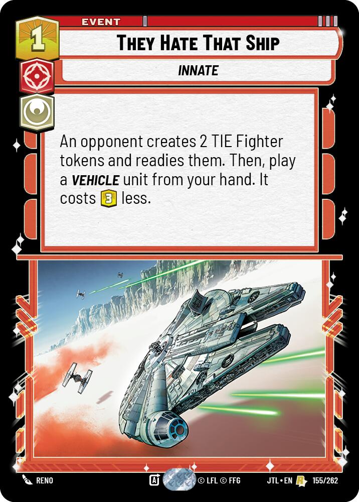 They Hate That Ship (155/262) (155/262) [Jump to Lightspeed] | Tabernacle Games