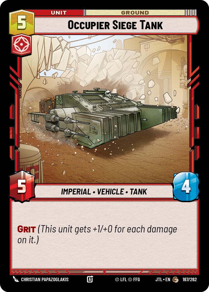 Occupier Siege Tank (167/262) (167/262) [Jump to Lightspeed] | Tabernacle Games