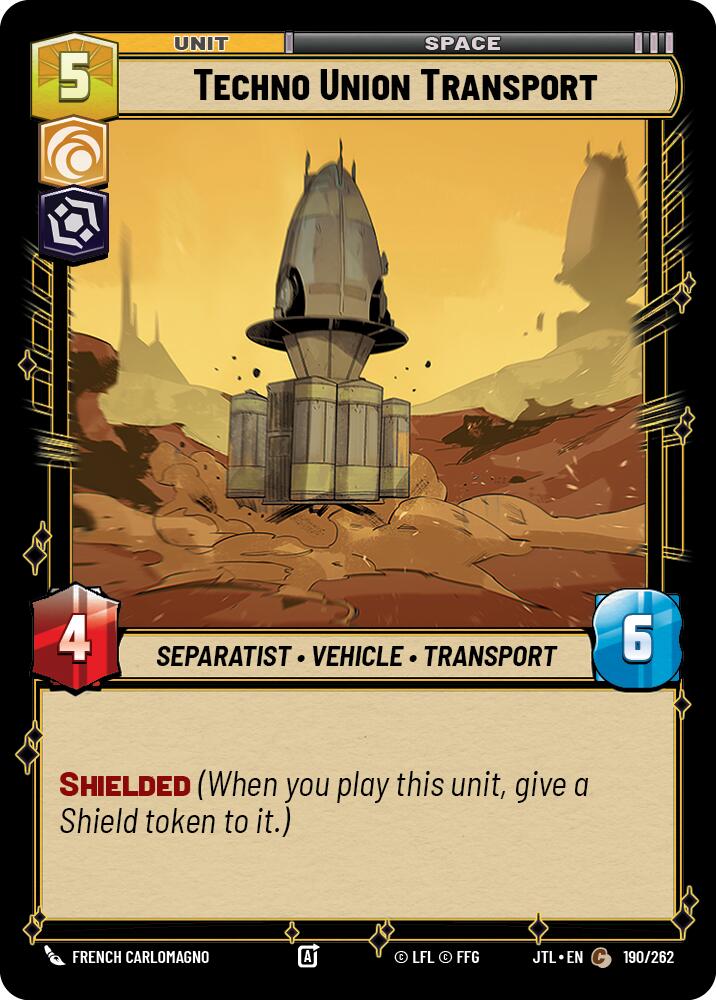 Techno Union Transport (190/262) (190/262) [Jump to Lightspeed] | Tabernacle Games