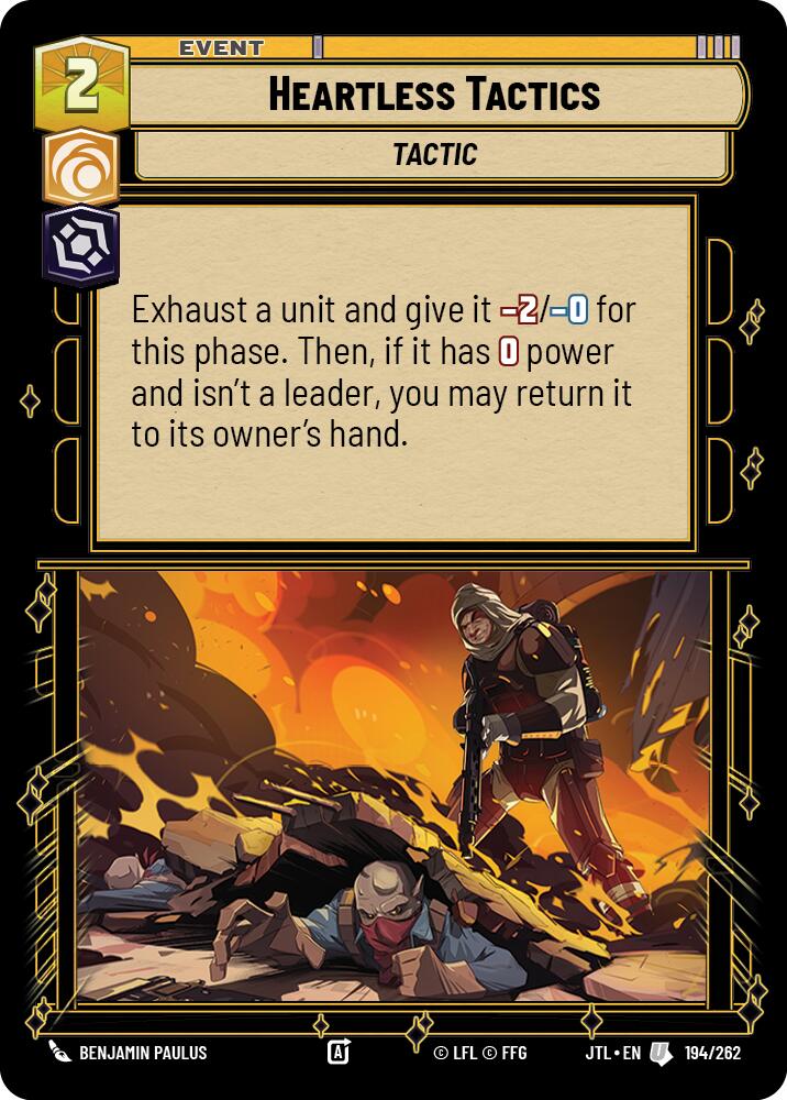 Heartless Tactics (194/262) (194/262) [Jump to Lightspeed] | Tabernacle Games