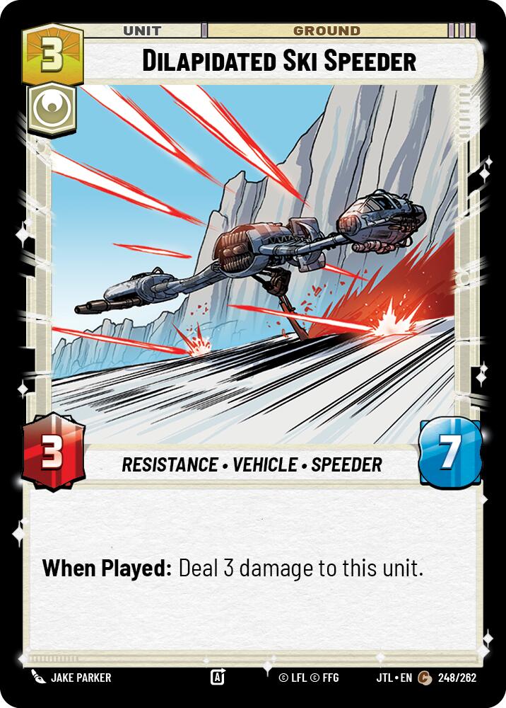 Dilapidated Ski Speeder (248/262) (248/262) [Jump to Lightspeed] | Tabernacle Games