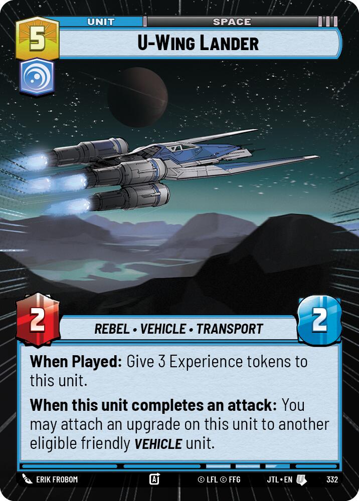 U-Wing Lander (332) (Hyperspace) (332) [Jump to Lightspeed] | Tabernacle Games