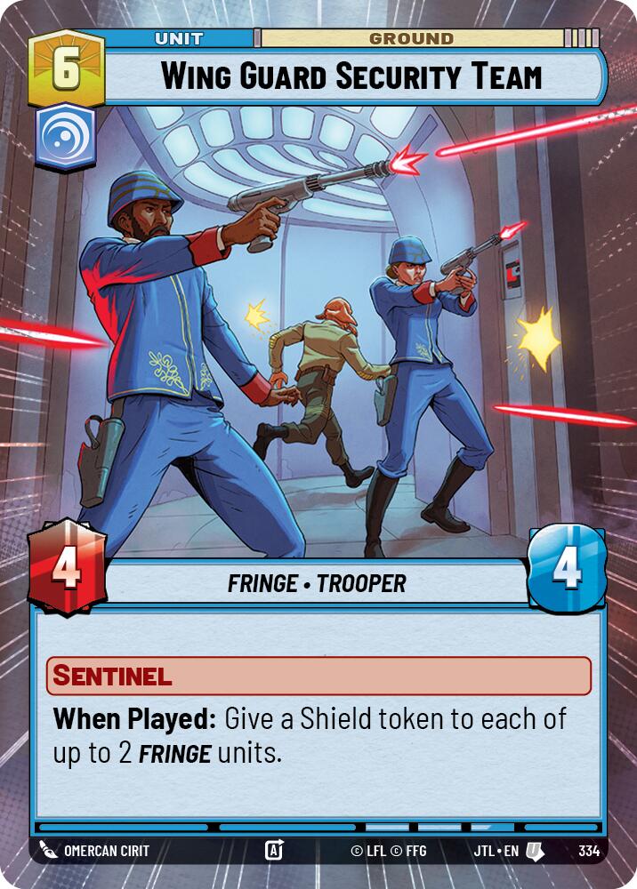 Wing Guard Security Team (334) (Hyperspace) (334) [Jump to Lightspeed] | Tabernacle Games