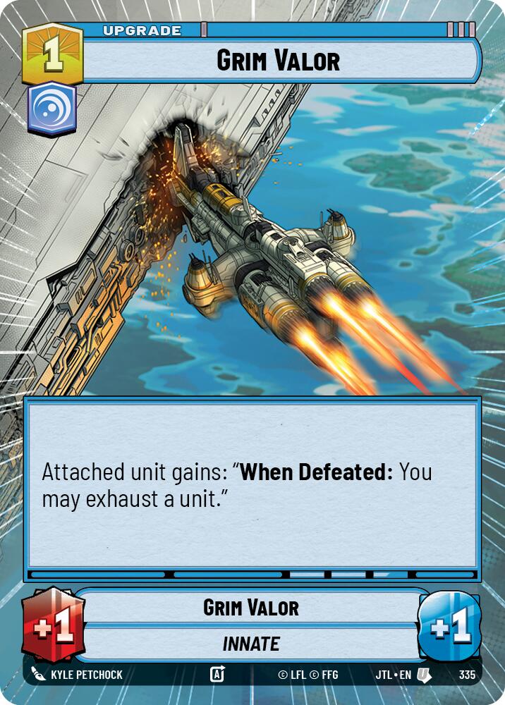 Grim Valor (335) (Hyperspace) (335) [Jump to Lightspeed] | Tabernacle Games
