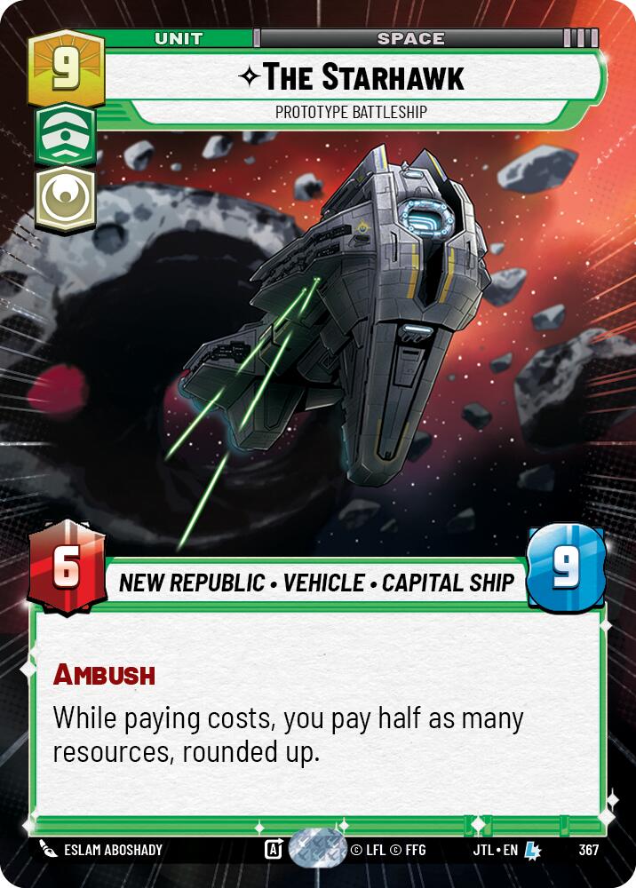 The Starhawk - Prototype Battleship (367) (Hyperspace) (367) [Jump to Lightspeed] | Tabernacle Games