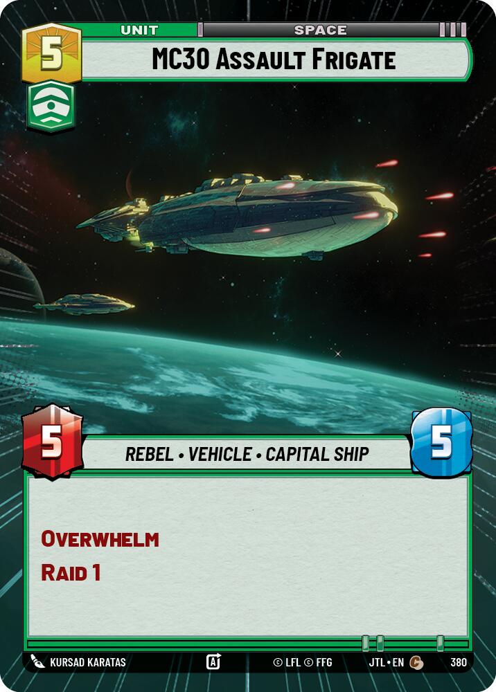 MC30 Assault Frigate (380) (Hyperspace) (380) [Jump to Lightspeed] | Tabernacle Games