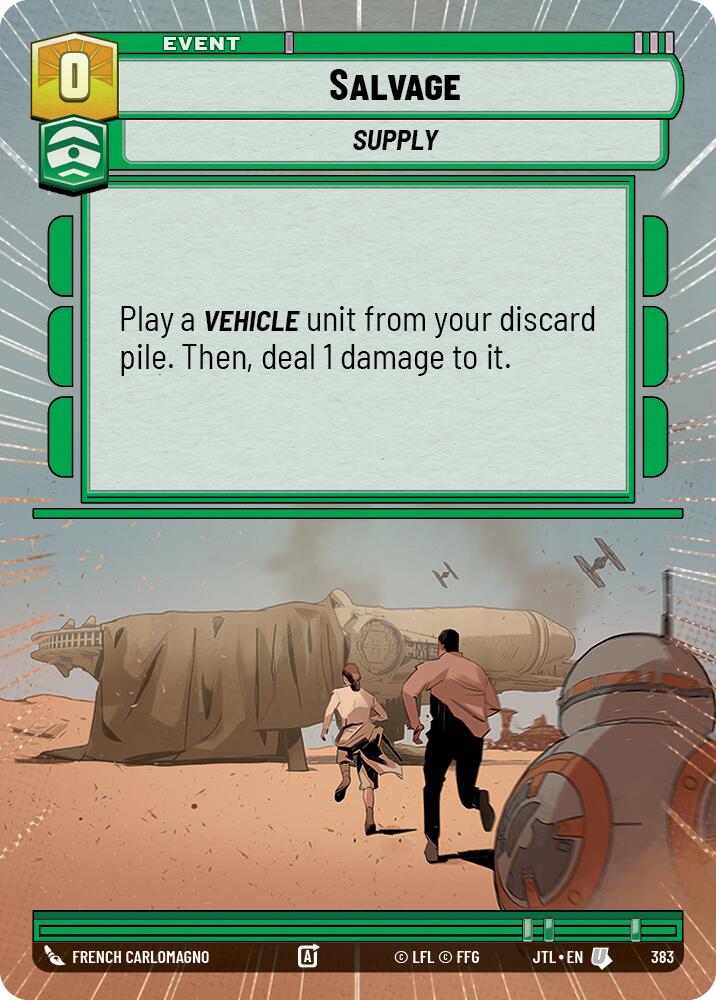 Salvage (383) (Hyperspace) (383) [Jump to Lightspeed] | Tabernacle Games