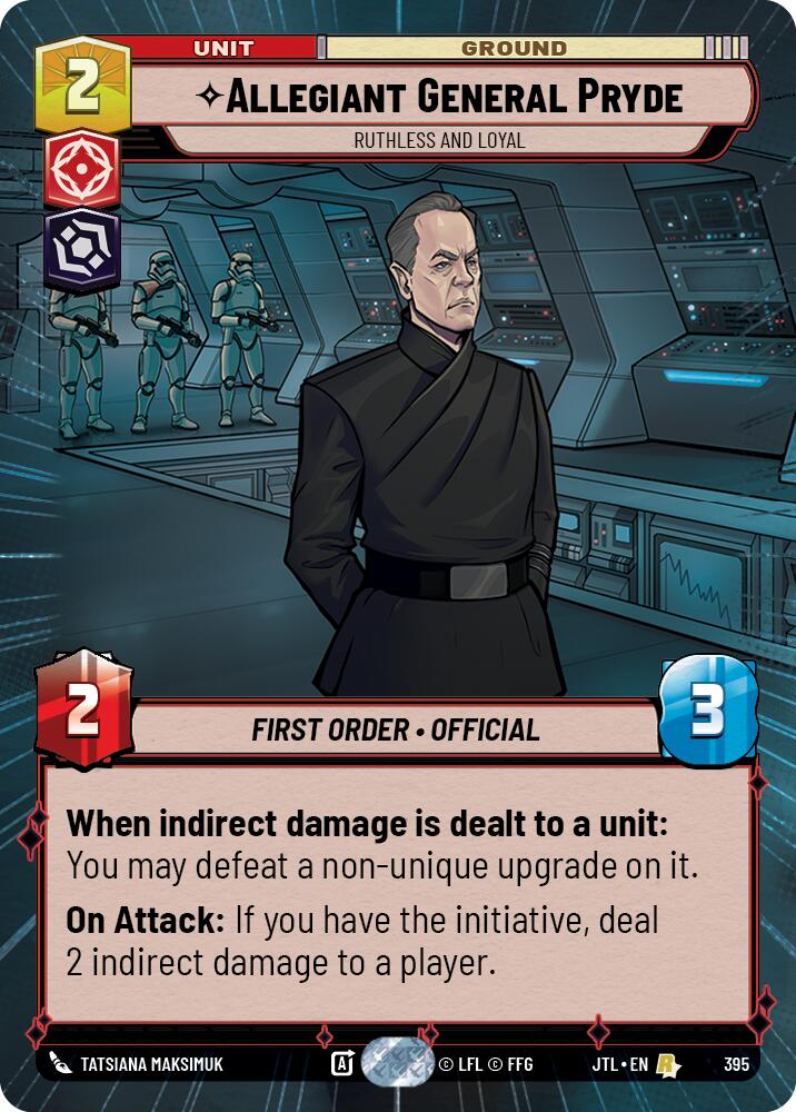 Allegiant General Pryde - Ruthless and Loyal (395) (Hyperspace) (395) [Jump to Lightspeed] | Tabernacle Games