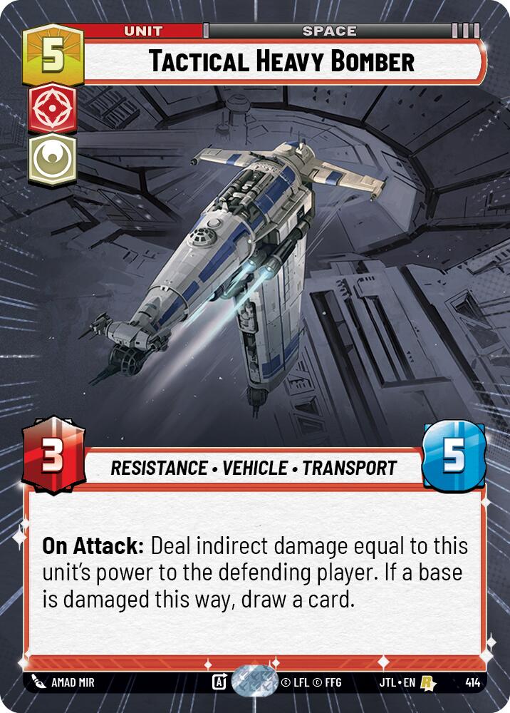 Tactical Heavy Bomber (414) (Hyperspace) (414) [Jump to Lightspeed] | Tabernacle Games