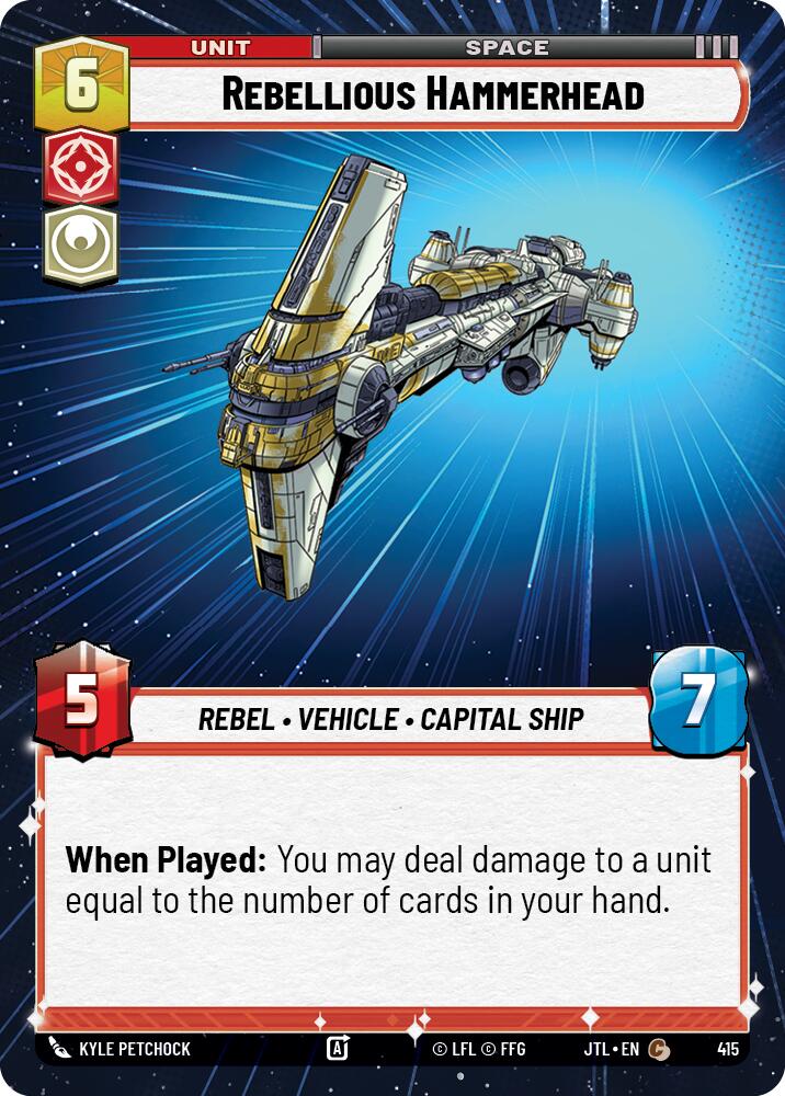 Rebellious Hammerhead (415) (Hyperspace) (415) [Jump to Lightspeed] | Tabernacle Games