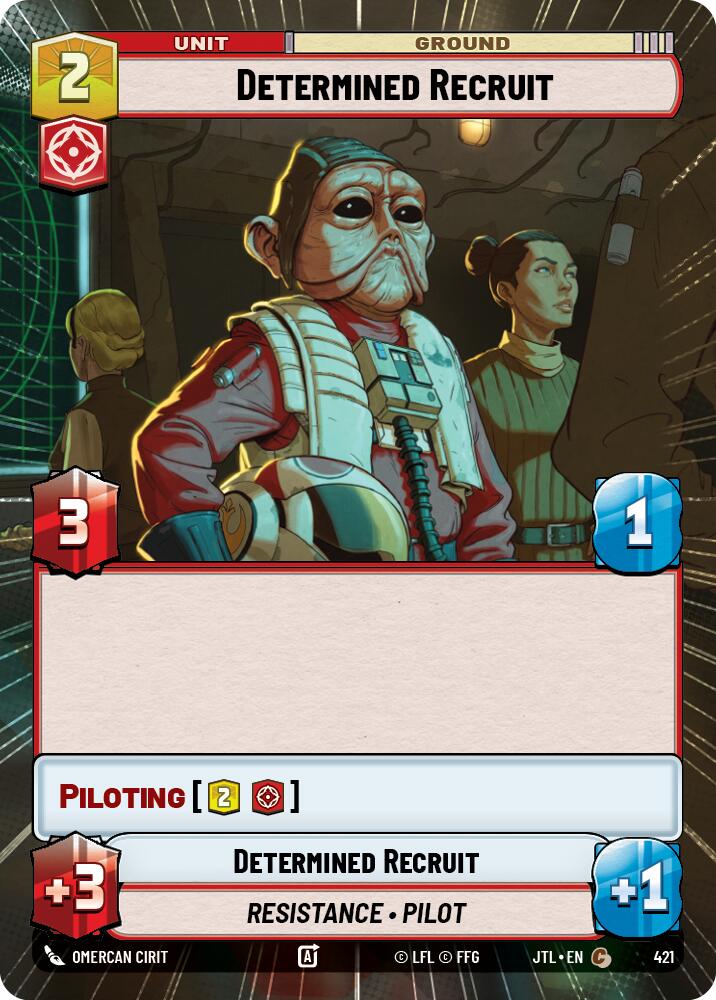 Determined Recruit (421) (Hyperspace) (421) [Jump to Lightspeed] | Tabernacle Games