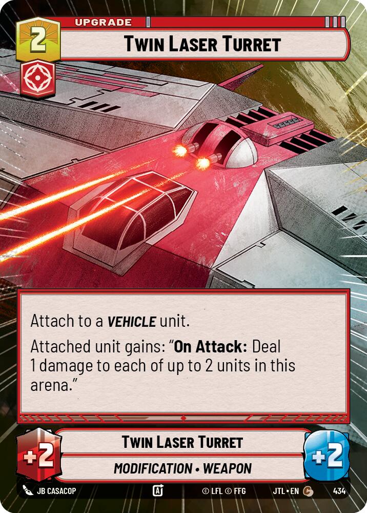 Twin Laser Turret (434) (Hyperspace) (434) [Jump to Lightspeed] | Tabernacle Games