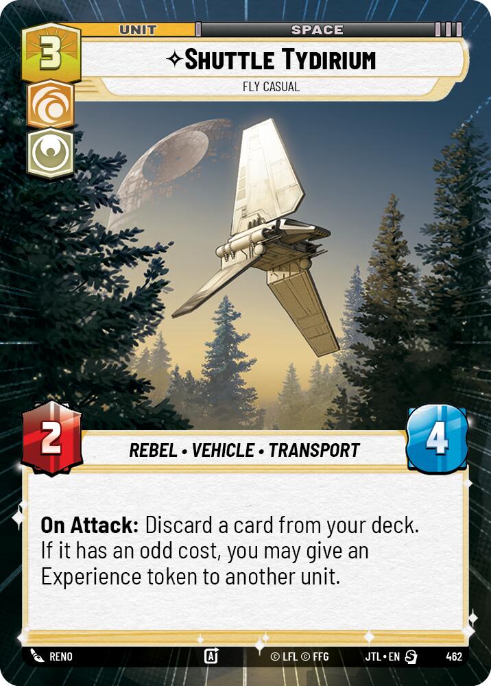 Shuttle Tydirium - Fly Casual (462) (Hyperspace) (462) [Jump to Lightspeed] | Tabernacle Games