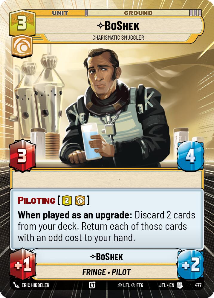 BoShek - Charismatic Smuggler (477) (Hyperspace) (477) [Jump to Lightspeed] | Tabernacle Games