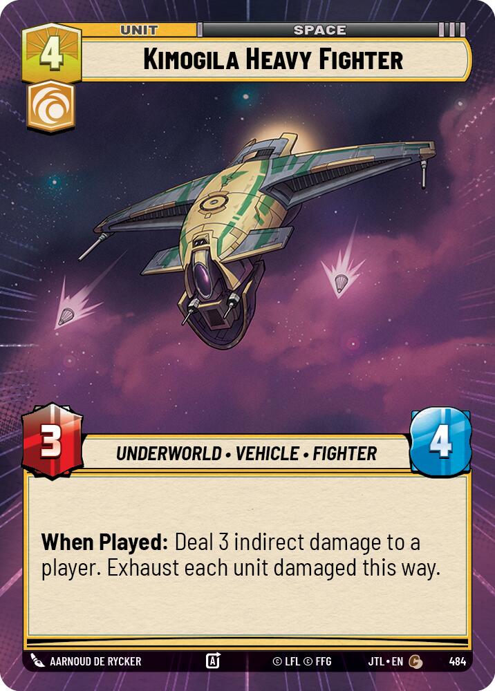 Kimogila Heavy Fighter (484) (Hyperspace) (484) [Jump to Lightspeed] | Tabernacle Games