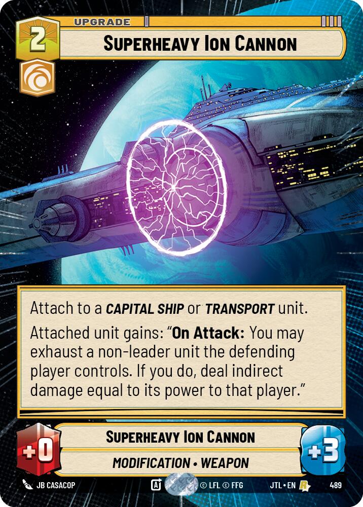 Superheavy Ion Cannon (489) (Hyperspace) (489) [Jump to Lightspeed] | Tabernacle Games