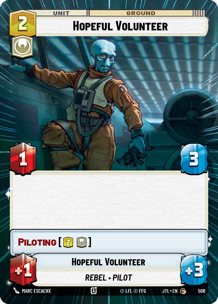 Hopeful Volunteer (508) (Hyperspace) (508) [Jump to Lightspeed] | Tabernacle Games